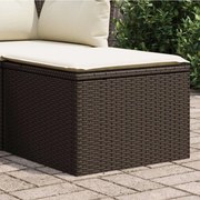 vidaXL barna polyrattan kerti szék párnával 55 x 55 x 37 cm