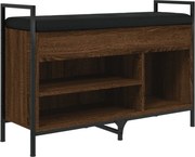 vidaXL barna tölgy színű szerelt fa cipőtároló pad 85,5 x 32 x 57,5 cm
