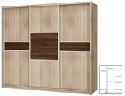 Ruhásszekrény Prestwood 240 D. 746619