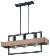 Csillár zsinóron ROBIN 3xE27/60W/230V fa