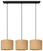 Csillár zsinóron ALBA 3xE27/15W/230V barna/fekete