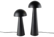 2 darabos intelligens kültéri állólámpa készlet fekete 50 cm és 65 cm Wifi A60-nal - Mushroom