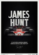 Művészeti nyomat McLaren M23 - James Hunt - Quote - Japanese GP - 1976 - Limited Poster, Automobilist