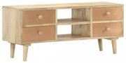 tömör mangófa TV-szekrény 110 x 30 x 45 cm