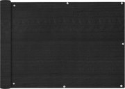 Erkélyszőnyeg Antracit 75 x 600 CM 100% Hdpe