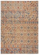 Natúr színű kézi szövésű jutakeverék szőnyeg 120x170 cm Taylor Patchwork – Flair Rugs