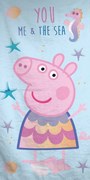 Peppa malac &amp; the Sea fürdőlepedő, strand törölköző 70x140cm