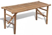 összecsukható bambusz kerti pad 118 cm