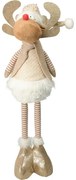 Karácsonyi álló rénszarvas Fred, teleszkóposlábak, 49 cm