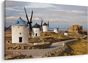 Kép - Consuegra szélmalmai, Spanyolország (90x60 cm)