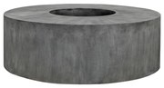 Pottery Pots Jumbo ülőgarnitúra, kerek virágcserép, szürke, többféle méretben - Fazekas edények méret: - 47,5 cm, ⌀ 140 cm