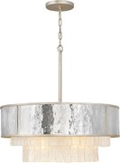 ELSTEAD QN-REVERIE-8P-CPG REVERIE Kristály Függesztett Lámpa Halványszürke, Pezsgő Arany E14 IP20