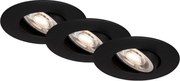 Briloner - KÉSZLET 3x LED Fürdőszobai beépíthető lámpa LED/4,9W/230V IP23