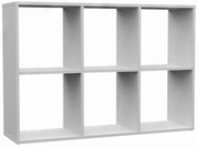 Malax 2x3 polc, fehér