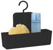 Fekete függő fürdőszobai polc Minas – Allstar