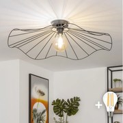 Brilagi - LED felületre szerelhető csillár CERIA WIRE 1xE27/40W/230V Ø80 cm fekete