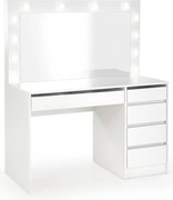 Sminkasztal AMORIO fehér
