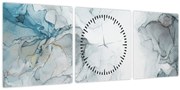 Kép - Kék márvány (órával) (90x30 cm)