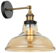 ITALUX MBM-2381/1 GD+AMB - HUBERT fali lámpa 1xE27/40W/230V