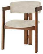 CO Light Grey and Walnut étkező szék