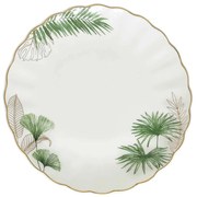 Porcelán desszerttányér Exotique