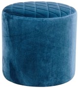 Ejby kék bársony puff - Bonami Essentials
