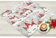 Bellatex Asztalterítő Karácsonyi manó , 50 x 50 cm
