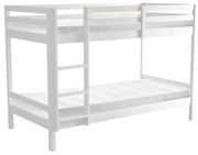 Gyerek emeletes ágy 90 cm Invocato (fehér) (ágyráccsal). 1116361