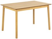 MAZZONI EXPORT ZARION Természetes tölgy - KONYHAASZTAL 120 cm FA FURNÉR