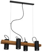 Csillár zsinóron GUDRUN 4xE27/60W/230V