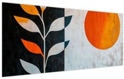 Kép - Növény és nap absztrakciója (120x50 cm)