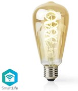 Nedis WIFILRT10ST64 - LED Dimmelhető izzó ST64 E27/4,9W/230V Wi-Fi 1800-6500K