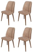 Alfa Beige étkezőszék szett, 4 db