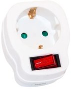 Földelt köztes dugalj kapcsolóval