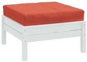 melange piros szövet raklappárna 60x60x9,5 cm