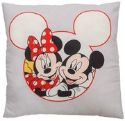 Díszpárna MICKEY MOUSE 40x40 cm - több színben Termék színe: Világosszürke