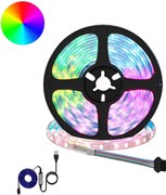 vidaXL LED szalag 12 pcs Fekete és Átlátszó 4000 mm Réz és műanyag