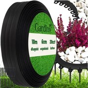Gardlov Kerti szegély 6 cm x 10 m 20 tűvel - fekete