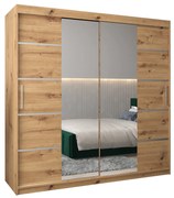 Ruhásszekrény 200 cm Verika 4 200 (artisan tölgy). 1064303