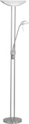 EGLO 85971 - Fényerőszabályozható állólámpa BAYA 1xR7s/230W+1xG9/33W matt króm
