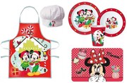 Disney Minnie Sweets kötény és étkészlet csomag