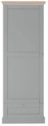 Szürke ruhásszekrény 60x180 cm Binz – Støraa