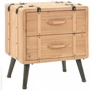 tömör fenyő éjjeliszekrény 50 x 35 x 57 cm