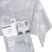 Abrosz 180x130 cm foltálló asztal szürke téglalap alakú mintákkal a konyhába