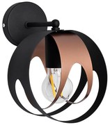 Fali lámpa MOONLIGHT 1xE27/15W/230V fekete/réz