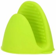 Szilikon csúszásgátló edényfogó - zöld