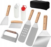 Grill Tartozékok Bbq Szerszámkészlet Edények Könnyű Tisztítás Tok