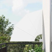 Erkély adatvédelmi képernyő Fehér 115 x 115 cm szövet