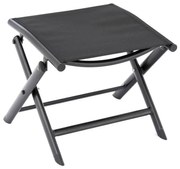 GARTHEN Kerti szék sámli fekete