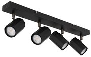 Globo 57918-4B - Spotlámpa JAMES 4xGU10/25W/230V fekete